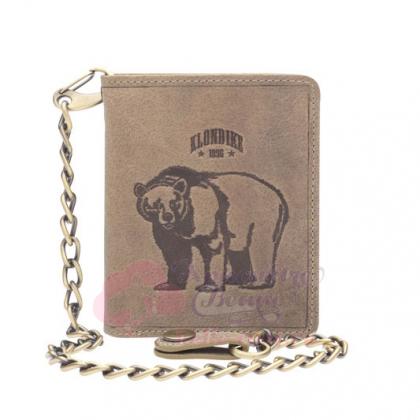 Бумажник Klondike «Wayne Bear» в коричневом цвете \ KD1019-02