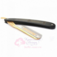 Бритва опасная Bismarck 6/8" 8 см сталь 12С27 Sandvik™/эбеновое дерево черный Dovo \ 26810