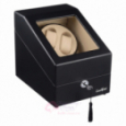 Шкатулка LuxeWood для подзавода 2-х и хранения 3-х часов черная \ LW024-1W-5